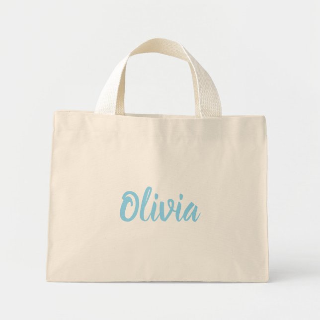 Personalised Script Name Tote Bag (Front)