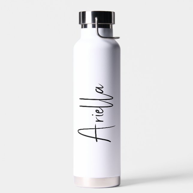 Personalised Script Name Water Bottle (Left)