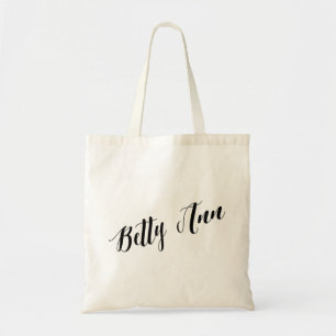 Personalised Script Tote Bag- Betty Ann