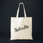 Personalised Script Tote Bag- Gabriella Bag<br><div class="desc">Personalised Script Tote Bag- Gabriella</div>