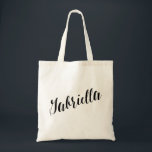 Personalised Script Tote Bag- Gabriella Bag<br><div class="desc">Personalised Script Tote Bag- Gabriella</div>