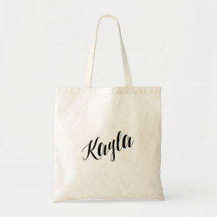 Personalised Script Tote Bag- Kayla