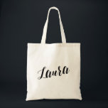 Personalised Script Tote Bag- Laura Bag<br><div class="desc">Personalised Script Tote Bag- Laura</div>