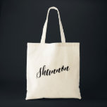 Personalised Script Tote Bag- Shannon Bag<br><div class="desc">Personalised Script Tote Bag- Shannon</div>