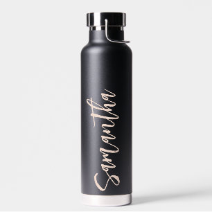 Personalised Script Your Name Party Orange Water B Bottle