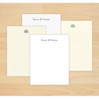 Personalised Scripted 100 Sheet Memo Notepad