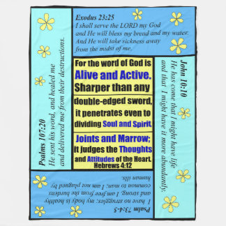 Personalised Scripture Blanket
