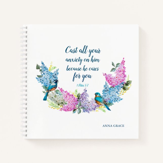 Personalised Scripture  Notebook (Front)
