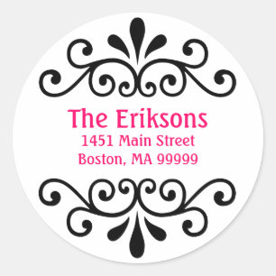 Personalised Scroll Address Labels