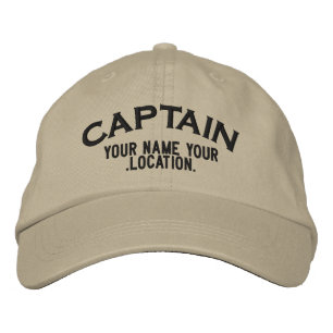 Personalised Sea Captain Hat