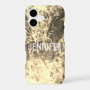 Personalised sea ocean waves navy blue nature wate