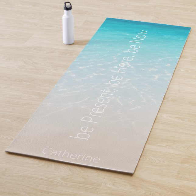 Personalised Sea Sand Water Yoga Mat (In Situ)