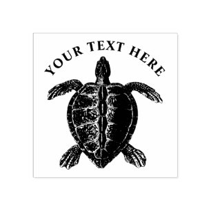 Personalised Sea Turtle Rubber Stamp