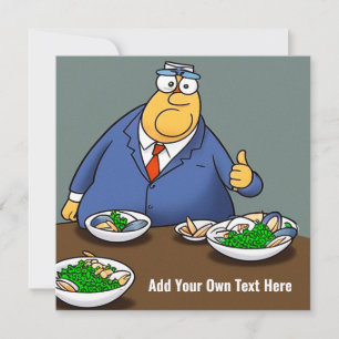Personalised Seafood - Flat Card