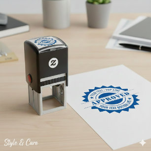 Personalised Seal of Approval Self-Inking Stamp