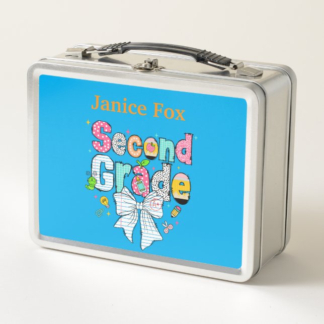 Personalised Second Grade Lunch Box (Front)