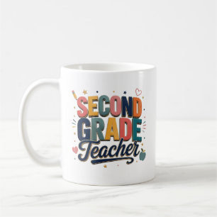 Personalised Second Grade Teacher Gift Coffee Mug