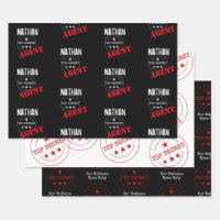 Personalised Secret Agent / Spy Top Secret