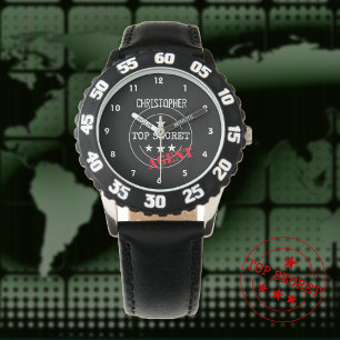 Personalised Secret Agent  Watch