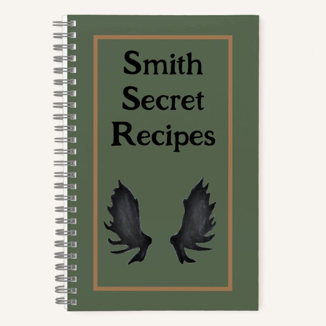 Personalised Secret Family Recipe Book  (Front)