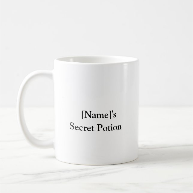 Personalised Secret Potion Mug – Custom Name (Left)