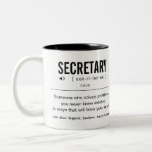 Personalised Secretary Funny