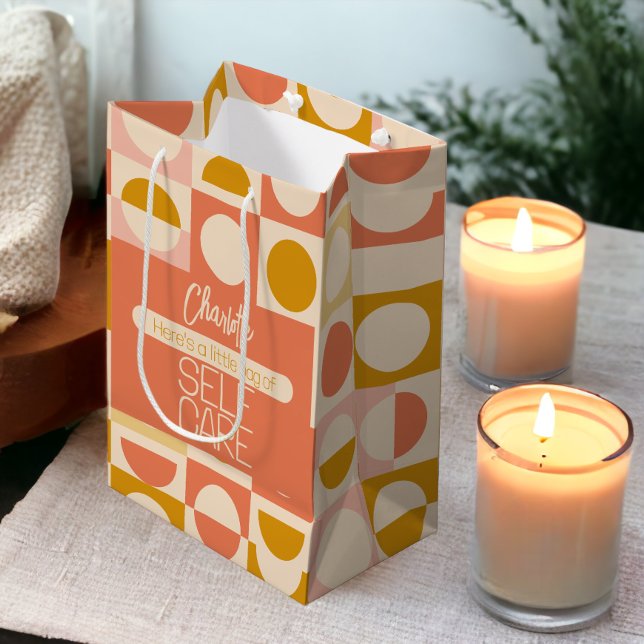 Personalised Self Care Medium Gift Bag (Personalized Self Care Medium Gift Bag from Ricaso. Add pampering content for friends or family)