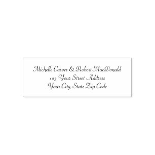 Personalised Self-inking Address Stamp