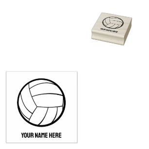  Personalised Self-inking volleyball  Rubber Stamp
