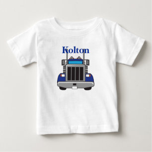 Personalised Semi Truck Baby T-Shirt