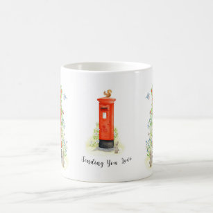 Personalised Sending You Love Post Box Mug