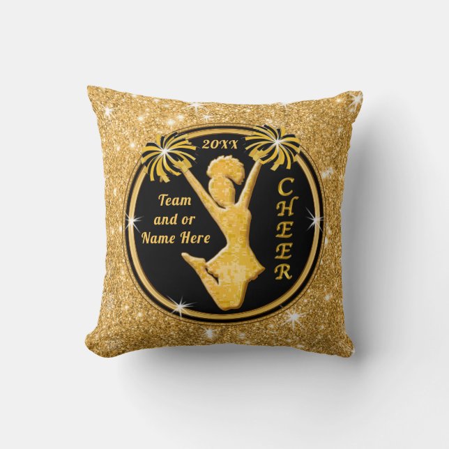 Personalised Senior Cheerleader Gifts in Any Cushion (Front)