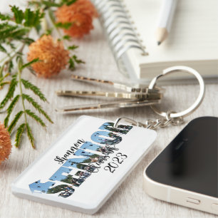 Personalised Senior class picture  Keychain