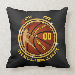 Personalised Senior Night Gifts for Basketball Cushion