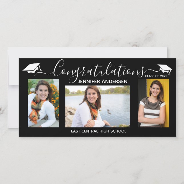 Personalised Senior Photo High School Graduation Announcement (Front)