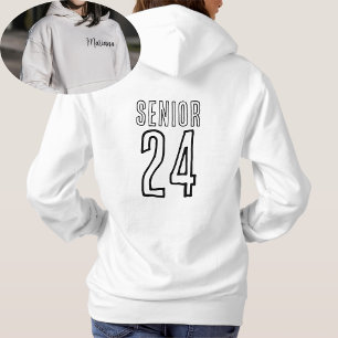 Personalised Senior, Senior class of year Hoodie