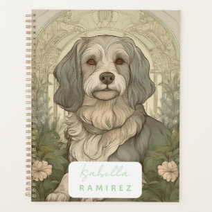 Personalised Serene Dog Planner with Name