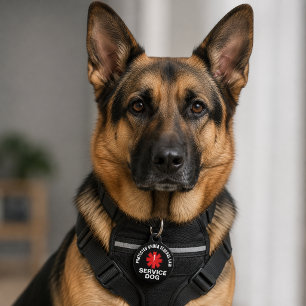 Personalised Service Dog Pet Tag