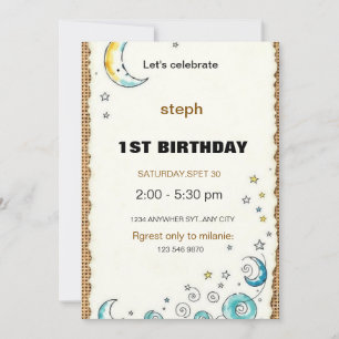 personalised sesame street birthday invite