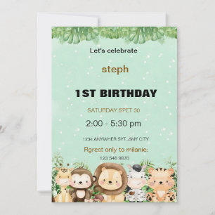 personalised sesame street birthday invite