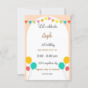 personalised sesame street birthday invite