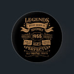 Personalised seventy vintage 70th birthday party 6 cm round badge<br><div class="desc">Make your birthday special with this unique design. Add a touch of sophisticated elegance to your birthday celebration with our exquisite, one-of-a-kind designs. These graphics bring sophistication and originality to any product, creating a memorable and stylish gift. They are perfect for those who appreciate a touch of timeless glamour on...</div>