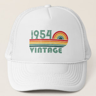 Personalised seventy vintage 70th birthday trucker hat