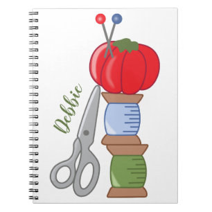 Personalised Sewing Notions Notebook