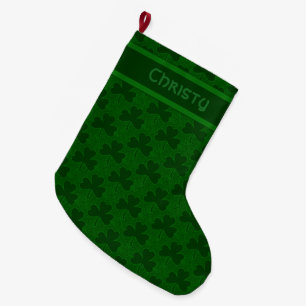 Personalised Shamocks Small Christmas Stocking
