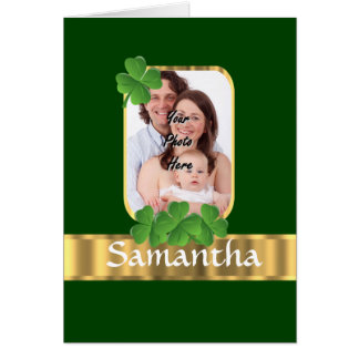 Personalised shamrock