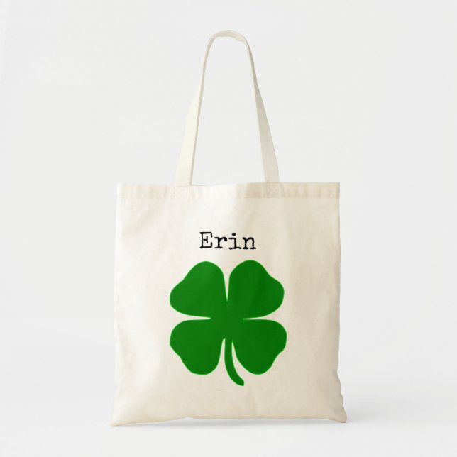 personalised shamrock bag (Front)