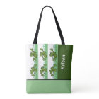 Personalised Shamrock & Stripes Should Tote Bag