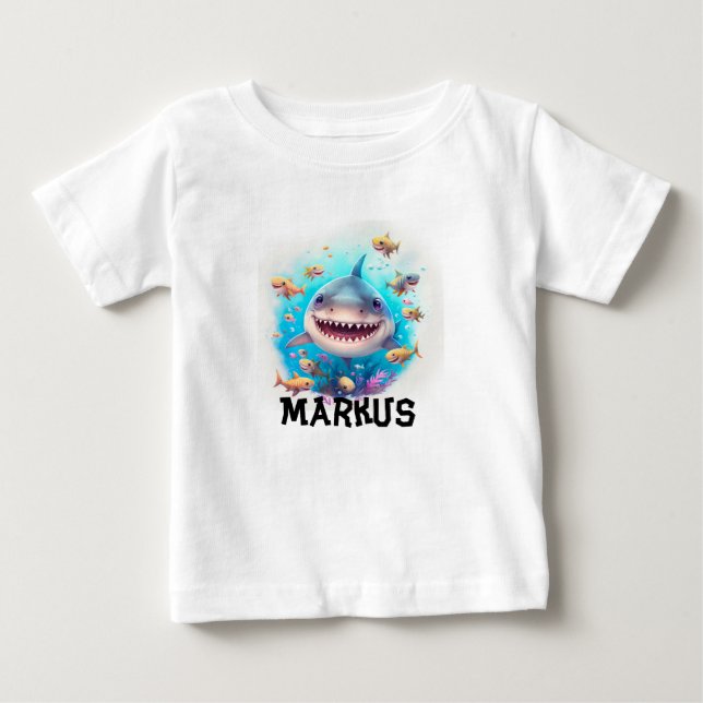 Personalised shark t-shirt (Front)