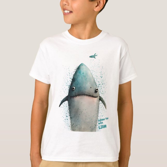 Personalised Shark t-shirt (Front)